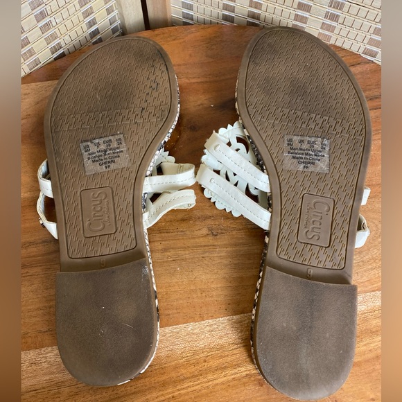🔷Circus by Sam Edelman Cherri Medallion Flat Sandals Snake Print Size 9 - Picture 5 of 5